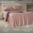 Double Stitch Sheet - Luxury Cotton Tencel Eucalyptus Bed Sheets Deep Pocket, 4 Pc Soft Hotel Bedding Set Cooling Breathable, 1 Fitted Sheet & 1 Flat Sheet & Pillowcases-107122079-107122086