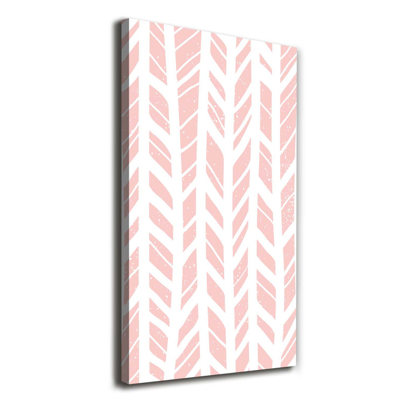 Herringbone - Wrapped Canvas Print, 140cm H x 70cm W
