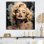 Iconic Celebrity Portrait Elegance - art mural Pop