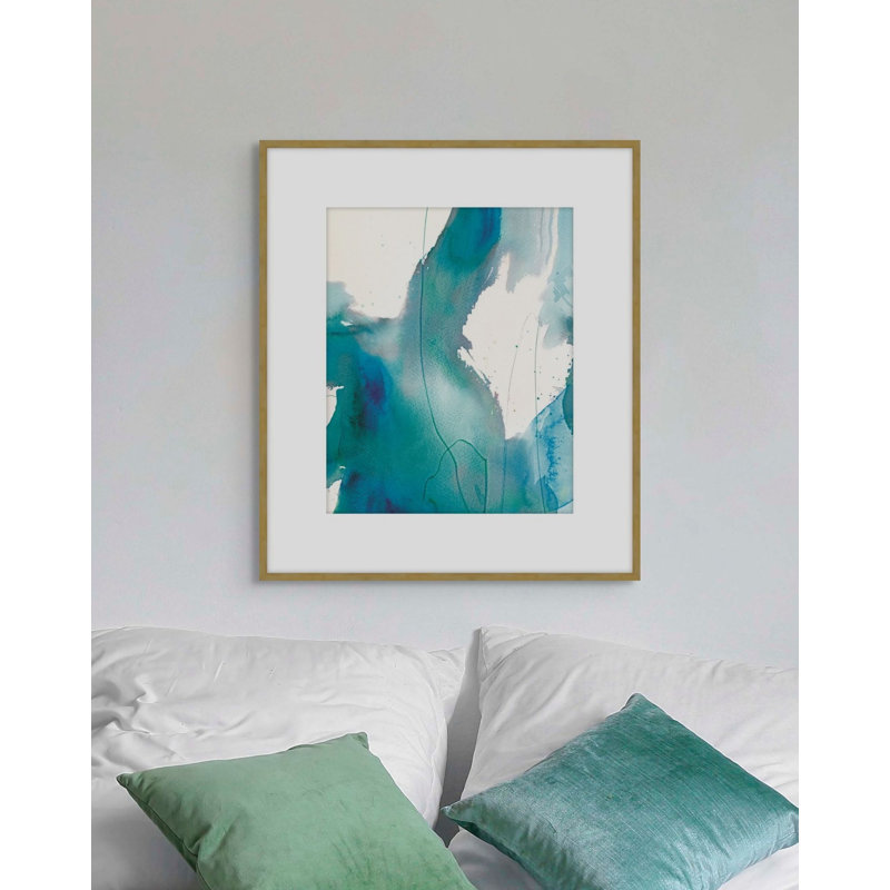 Blue Lake 1 Print, 27.48" H x 24.48" W