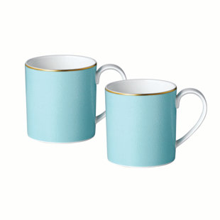 Tasses à café en porcelaine osseuse Charlotte (Ensemble de 2)