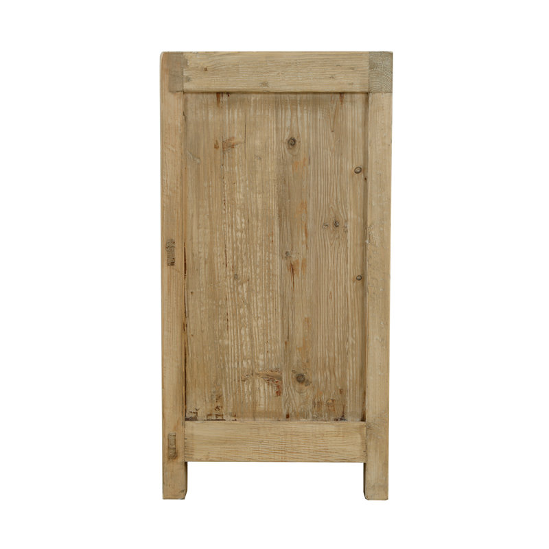 72'' W Solid Wood Sideboard, Brown