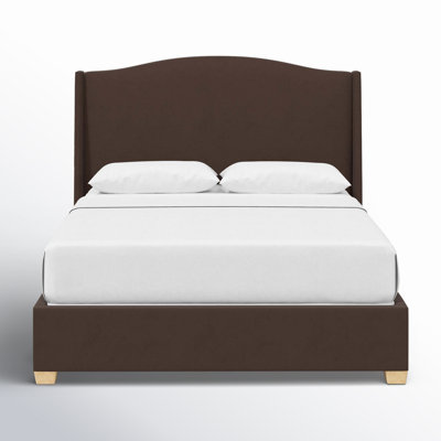 Allis Wingback Platform Bed