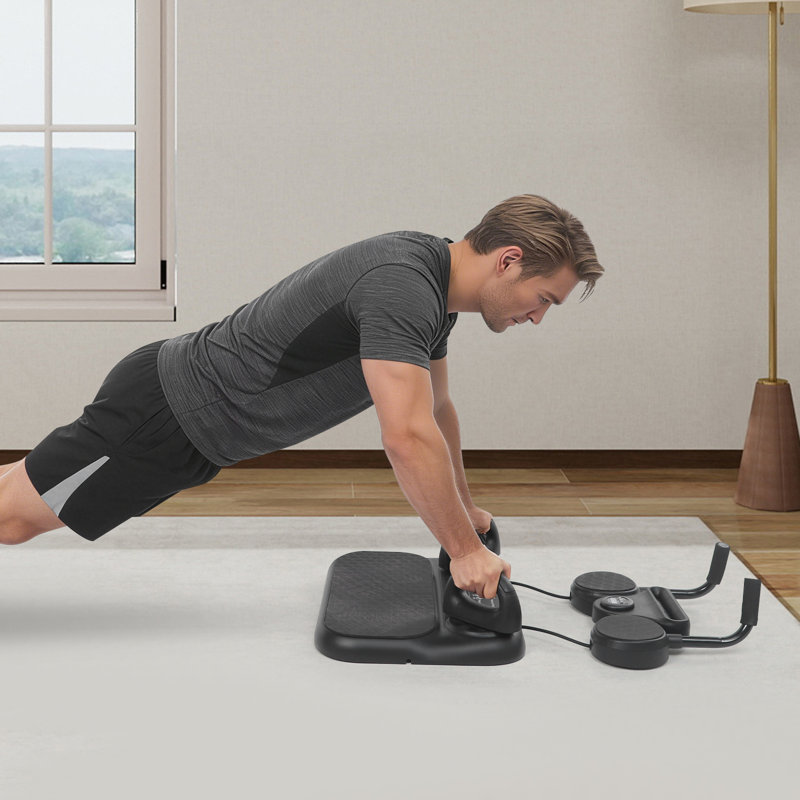 Pilates Board, Multifunctional Abdominal Pilates Board for Home, Black