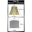 10'' H Jacquard Textured Fabric Empire Lamp Shade
