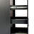 Black Wood Rolling Spice Rack Cart - Large Slim Storage For Fridge Side/pantry Small Kitchen