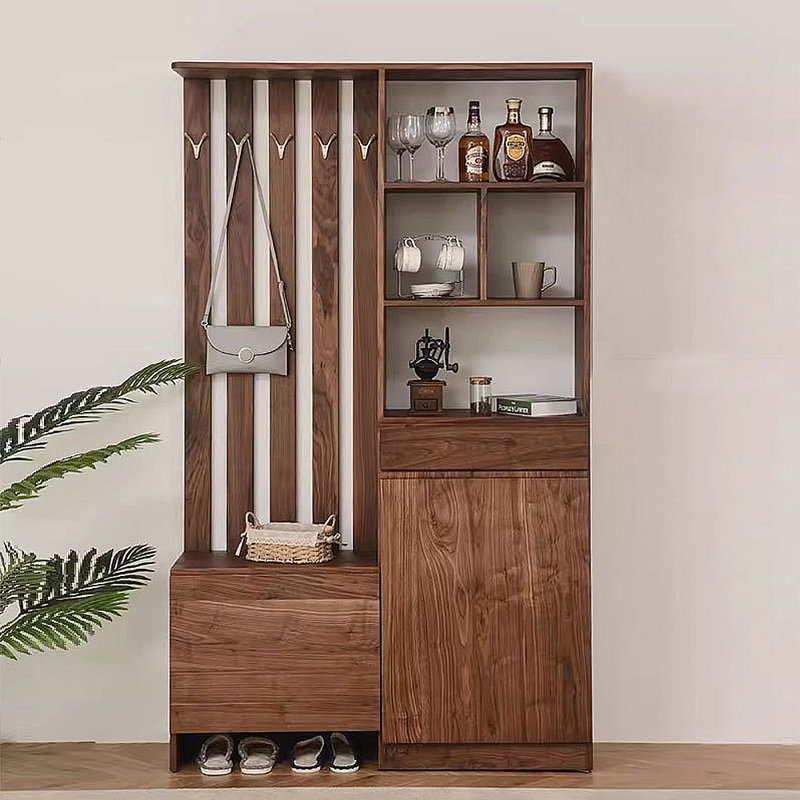 Armoire de rangement moderne et minimaliste multifonctionnelle, (3 tablettes) H 78,74 po x l 39,37 po x P 13,78 po