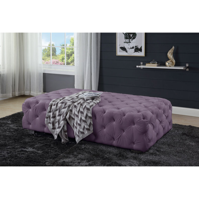 Canapé-lit et chaise longue Benedetto, Mauve