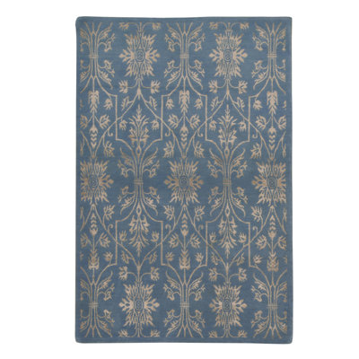 Viscose Damask Indoor Rug