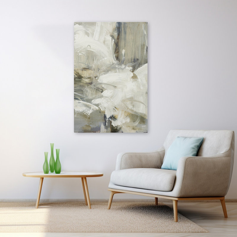 Abstract And Black Submerge II Art, 48" H x 32" W