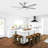 Vaczon 60" 6-Blade Modern Ceiling Fan with Dimmable 3CCT LED Lights and Remote Control-1187830504