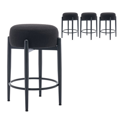 24'' Upholstered Counter Stool