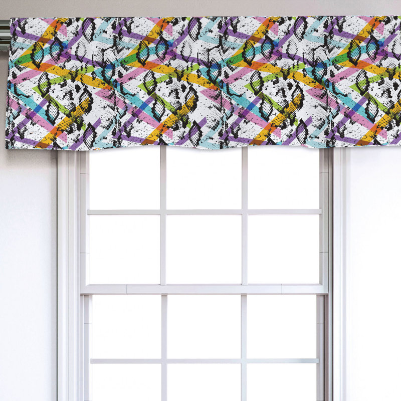 Sateen Ruffled Window Valance