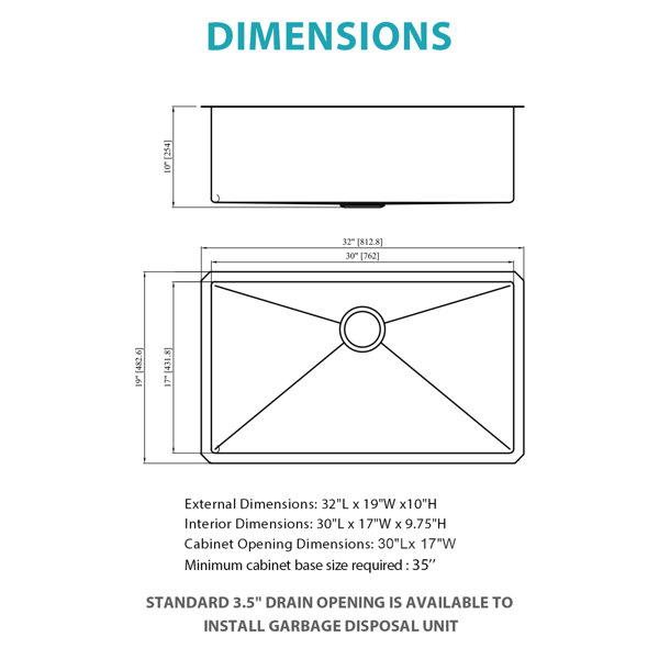 Dimensions du produit