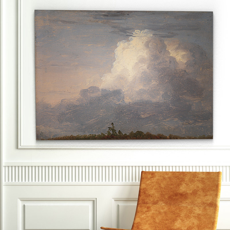 « clouds », impression, H 18 po x l 27 po x P 1,5 po, Toile tendue