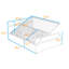 Grand lit plateforme tapissier avec rangement hydraulique-2066078008