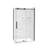 Utile 4832 Composite Direct-to-Stud Two-Piece Corner Shower Wall Kit in Marble Carrara-123534263