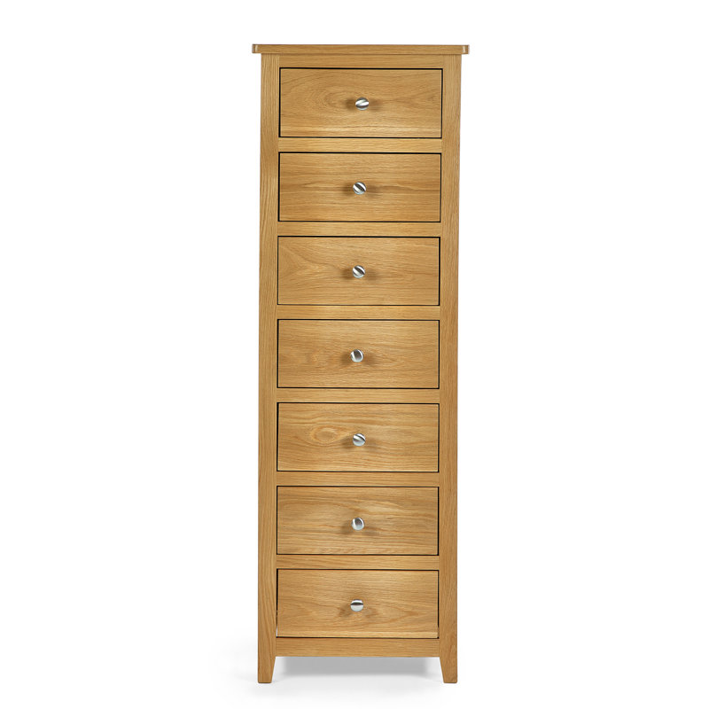 Henryson Solid Wood 48cm W 7 - Drawer Chest of Drawers