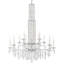 Siena 17 Light 40.5in x 50.5in Two-Tier Chandelier in Black with Clear Radiance Crystals-1201923058-1201923062