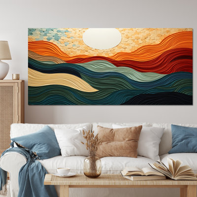 «Desert Sands Abstract», art mural sur toile