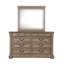 Commode transitionnelle l 61,6 po, gris vieilli