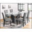 Chaise de salle à manger rembourrée 2 pièces Glam-768387672
