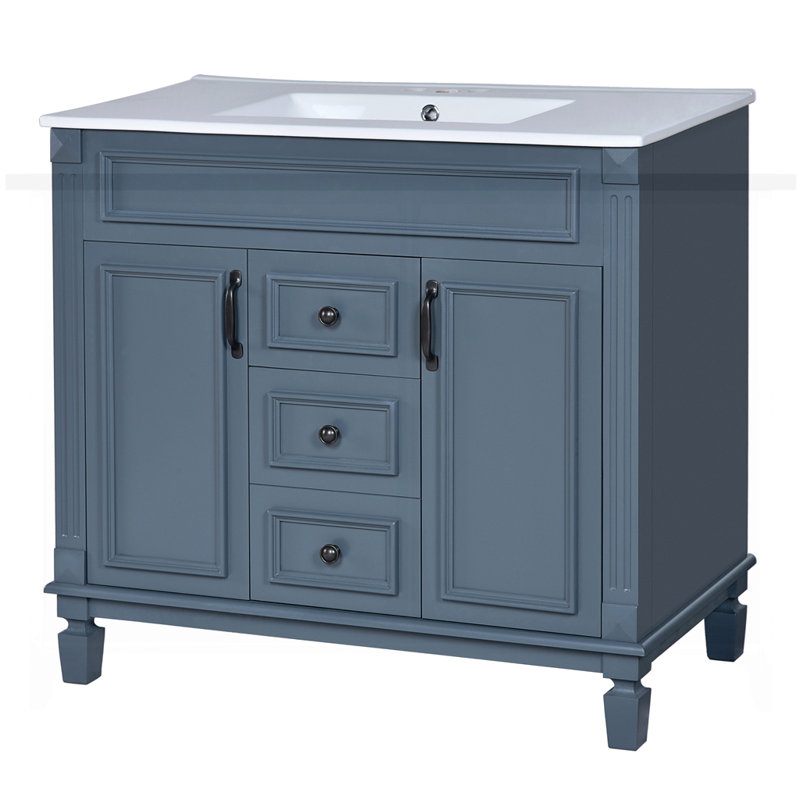 Meuble-lavabo 36 po avec lavabo supérieur
