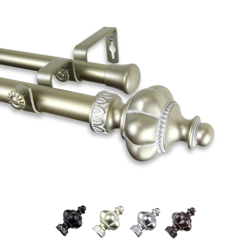 Baney Steel Adjustable 1'', Light Gold, 160" - 240"
