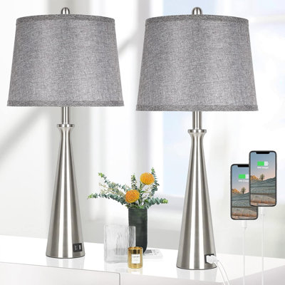 Lampe de table en métal