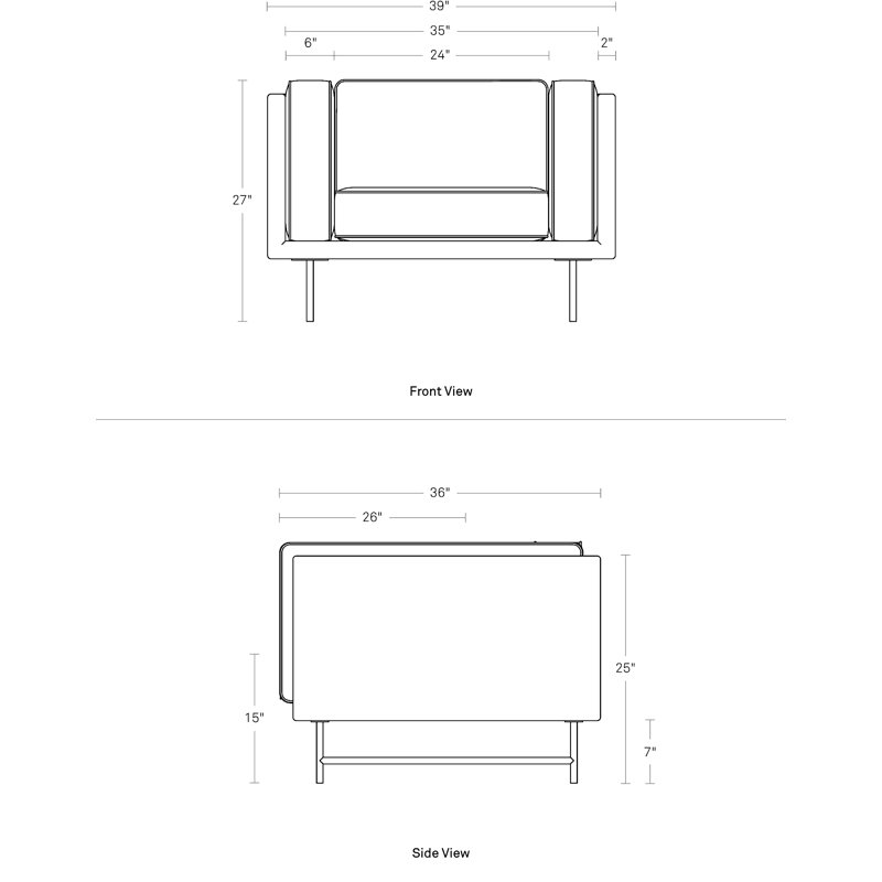 Bank Club Chair, Lava Polyester Blend, Black