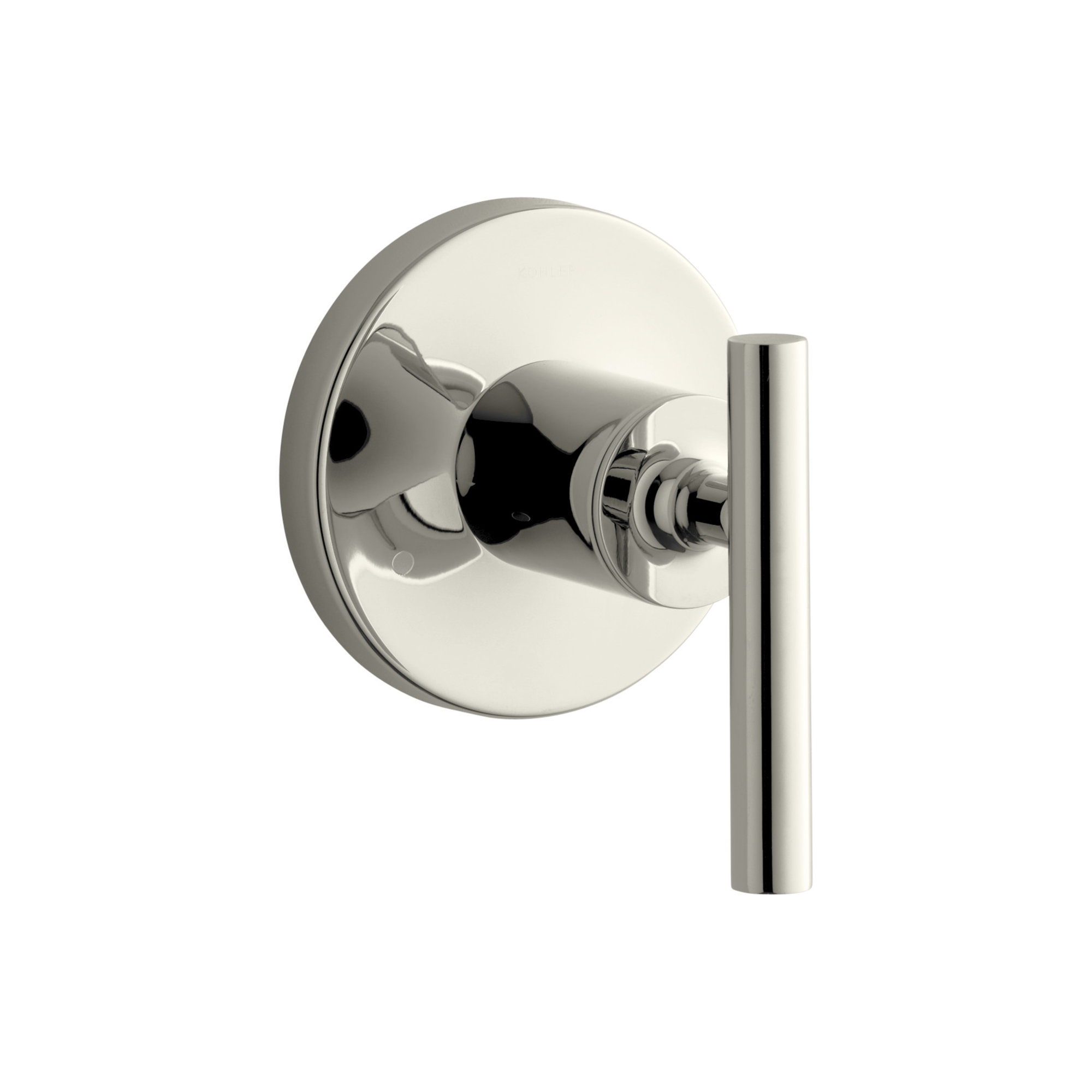 Purist Valve Trim with Lever Handle for Transfer Valve, Vibrant Polished Nickel