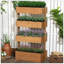 Pot à fleurs surélevé en bois-2056960159