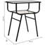 Smelterville 60cm W Iron Bedside Table