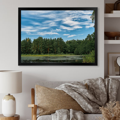 «Blue Mountain Lake Sunset In Arkansas II», reproduction sur toile