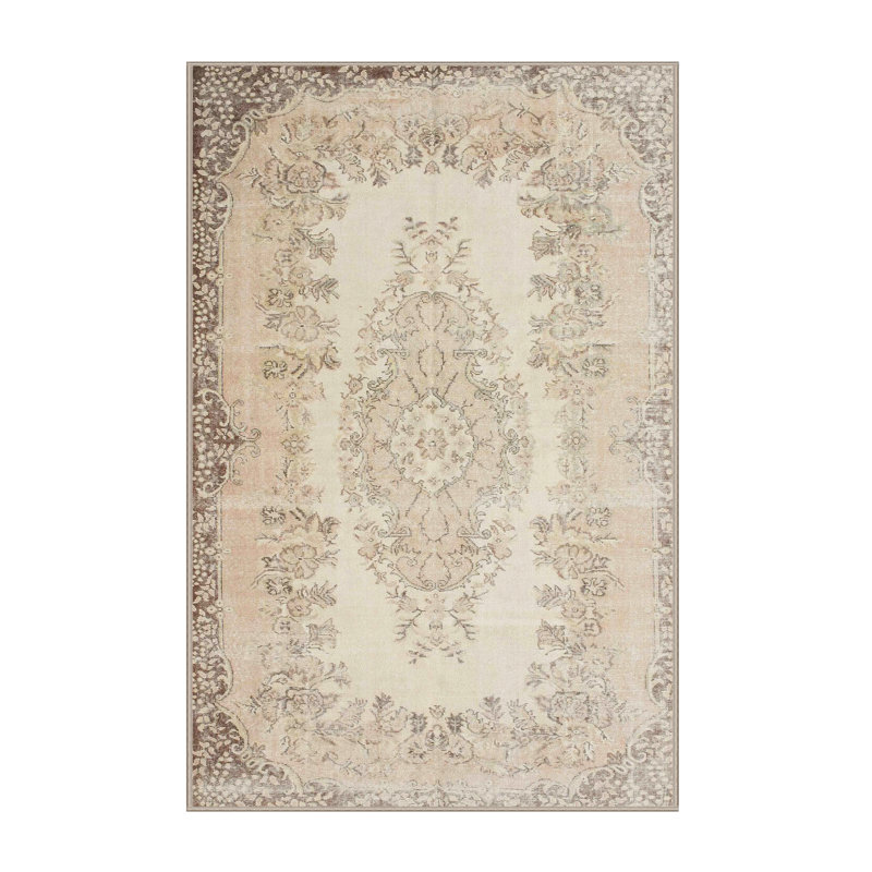 Tapis oriental beige, Rectangle 7 pi x 10 pi