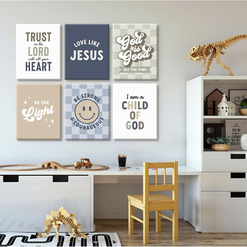 6 Piece Wrapped Canvas Print