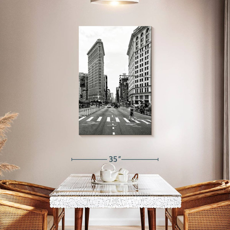 Aime The Flatiron Building, 45" H x 30" W