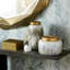 Lampe de table en laiton Statuette