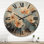 Horloge murale Teal Buttercups