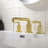 Widespread Brass Bathroom Faucet 3 Hole 2 Handle Bathroom Vanity Sink Faucet With Pop-Up Drain-112456113