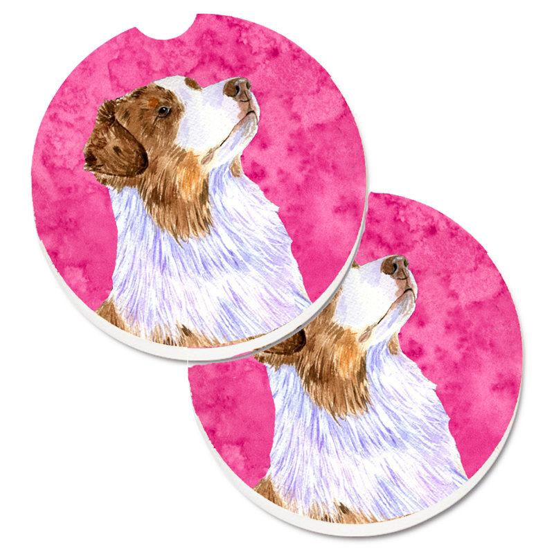 Sous-verre barbu collie voiture, Berger australien