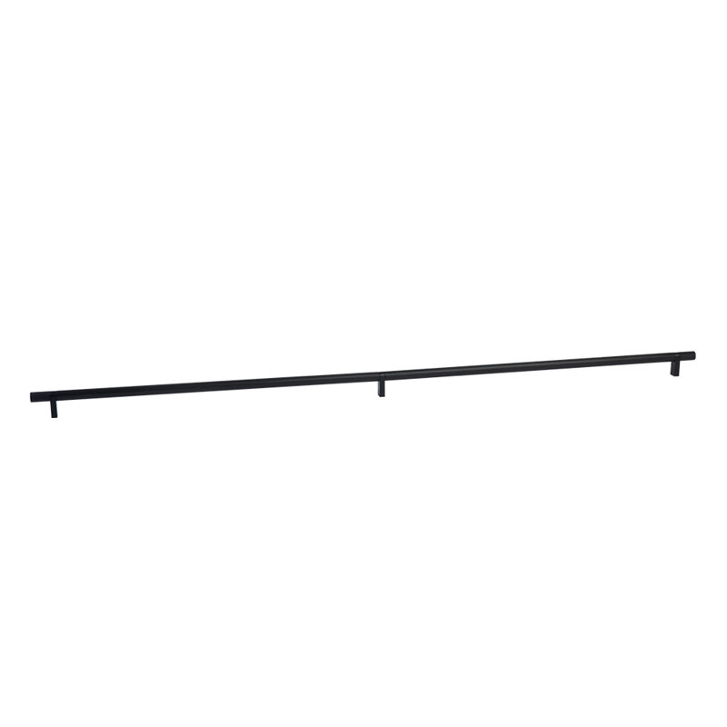 Poignée de meuble-bar rectangulaire Emtek Select 36 "C-C, tige de bar rectangulaire, barre moletée