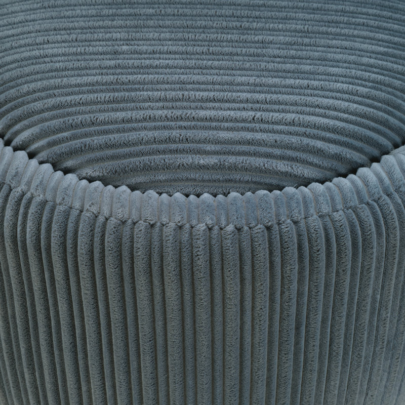 Repose-pieds avec rangement Deambra, Cordon ardoise