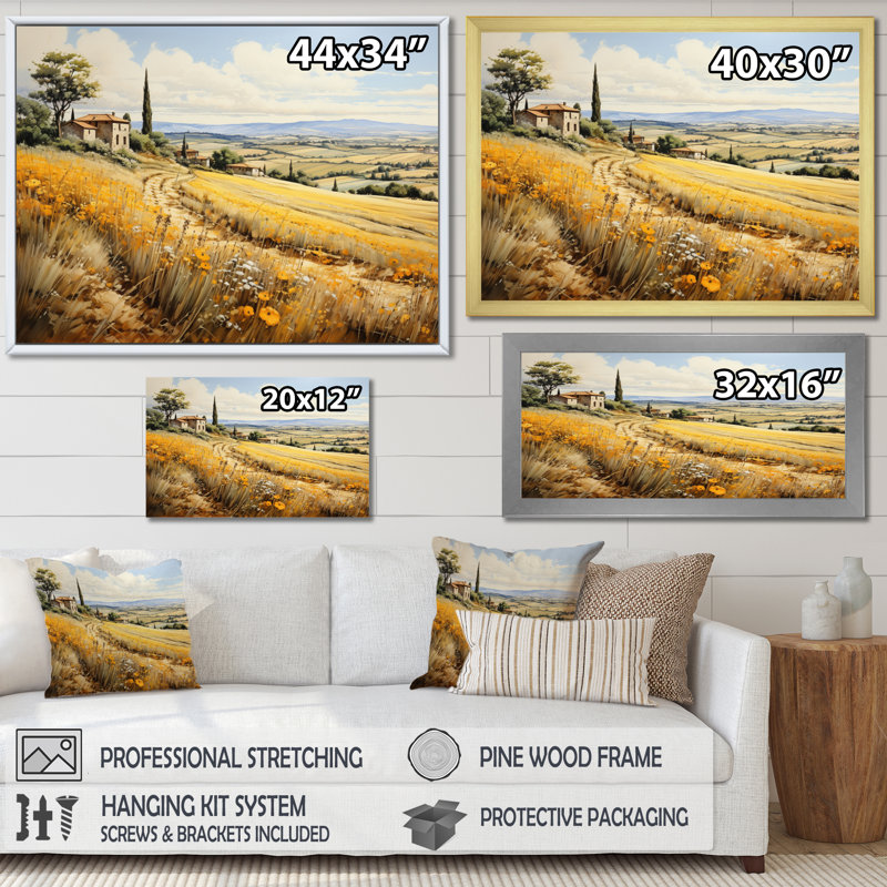 Singric Grèce Thessalian Serenity I - reproduction, H 24 po x l 32 po, Cadre flottant noir