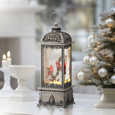 11.5" LED Cardinal Gazebo Water Globe 
