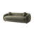 Tribeca 86" Mid-Century Modern Chenille Upholstered Birch Wood Sofa in Olive Green-421825040