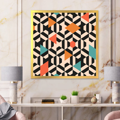 " Multicolor Retro Geometric Elements II "