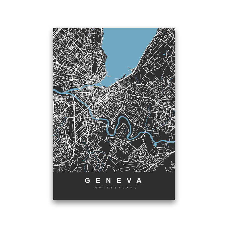 Geneva - Print, Wrapped Canvas, 84cm H x 60cm W x 1cm D