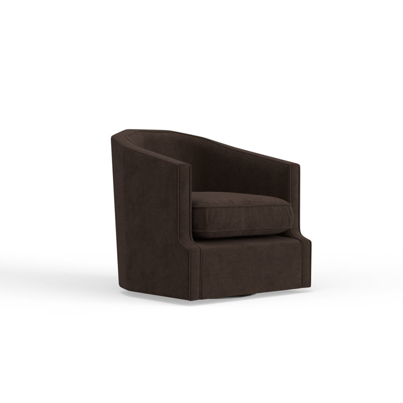 Fauteuil pivotant Suz, Espresso