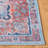 Demetrius Oriental Red/Blue Area Rug-2103277360